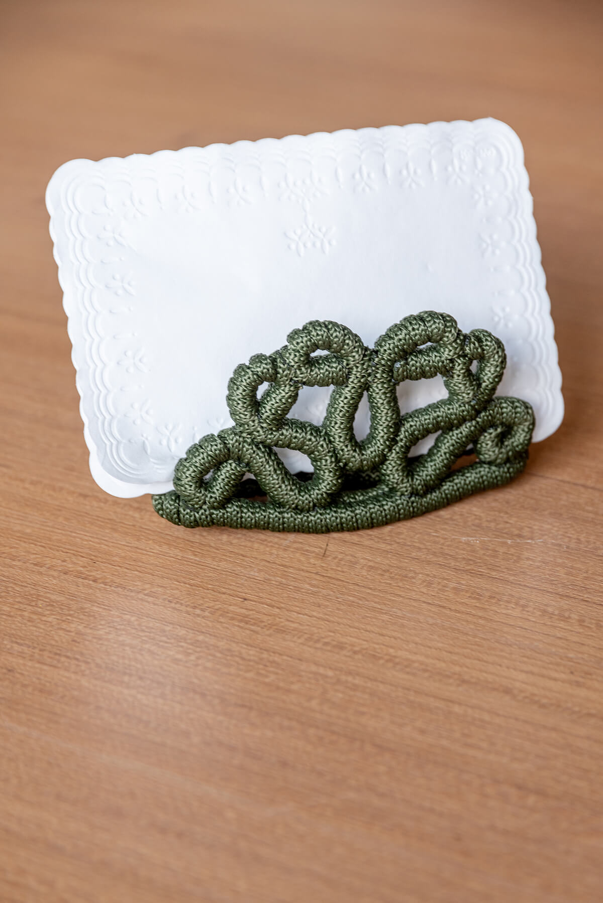 Porta guardanapo caracol